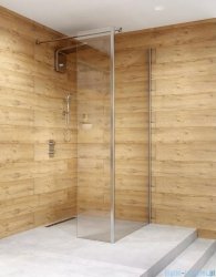 Clusi Ares kabina Walk-in z ścianką boczną 80x200 cm prawa przejrzyste 3329ARE80P