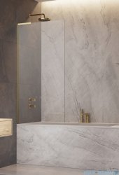 Radaway Modo SL Gold PNJ II parawan nawannowy 50cm lewy złoty połysk/przejrzyste 10316050-09-01L