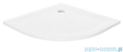 New Trendy Mild Stone Brodzik akrylowy półokrągły 90x90x4,5 cm biały B-0538