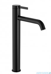 Roca Ona bateria umywalkowa sztorcowa wysoka Titanium Black z korkiem klik-klak, powłoka EVERLUX-PVD A5A349ECN0