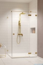 Radaway Essenza Pro Brushed Gold Kdj kabina 100x80cm prawa szczotkowane złoto 10097100-99-01R/10098080-01-01