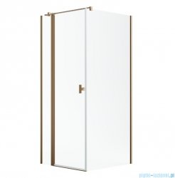 Radaway Nes Kdj II Brushed Copper kabina 120x90cm lewa szczotkowana miedź 10032120-93-01L/10039090-01-01