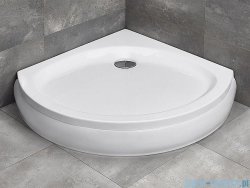 Radaway Patmos B Brodzik półokrągły 90x90 bez obudowy 4T99155-03B 