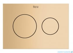 Roca Duplo S przycisk spłukujący podwójny Rose Gold Everlux-PVD A8902233RG