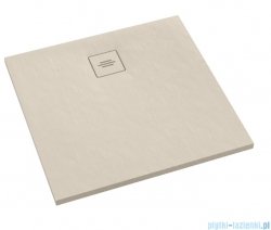 Schedpol Schedline Protos Cashmere Stone brodzik kwadratowy 100x100x3,5cm 3SP.P2K-100100/PK/ST-M1/PK/ST