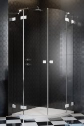 Radaway Essenza Pro White Pdd kabina 90x90cm przejrzyste 10095090-04-01L/10095090-04-01R