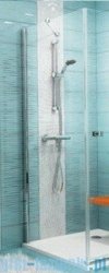 Ravak Ścianka prysznicowa stała SmartLine SMPS-80 Lewa chrom+transparent 9SL40A00Z1