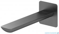 Kohlman Experience Gray wylewka do wody 20 cm szczotkowany grafit QW230EG