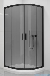 New Trendy New Varia Black kabina półokrągła 90x90x190 cm grafit K-0452