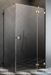 Radaway Essenza Pro Gold Kdj kabina 100x70cm prawa złoty połysk/szkło przejrzyste 10097100-09-01R/10098070-01-01