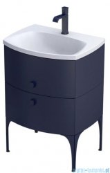 Oristo Louis szafka z umywalką 61x55x47 granatowy mat OR50-SD2S-62-14/UME-LU-62-93
