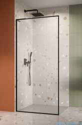 Radaway Modo F SL Black II kabina Walk-in 95x201,6cm lewa Czarna szkło przejrzyste 10419095-54-01L