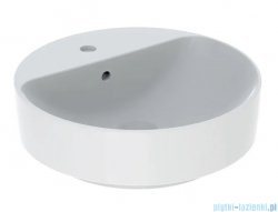 Geberit VariForm Umywalka okrągła z półką z przelewem 45cm KeraTect 500.769.00.2