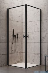 Radaway Nes 8 Black Kdd I Frame kabina 100x80cm czarny mat/szkło przejrzyste 10071100-54-56L/10071080-54-56R
