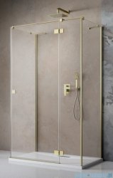Radaway Essenza Brushed Gold Kdj+S kabina 80x90x80cm prawa szczotkowane złoto 1384051-01-01/1385020-99-01R/1384051-01-01