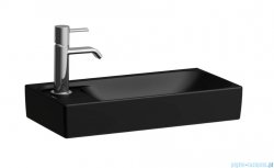 Laufen Meda umywalka ścienna lewa 46x23cm czarny mat  H8151147161131