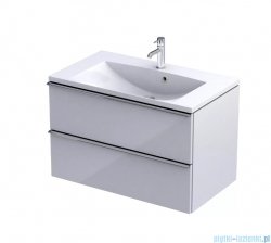 Oristo Etna szafka podumywalkowa wisząca 80x50x45 biały połysk OR52-SD2S-80-1