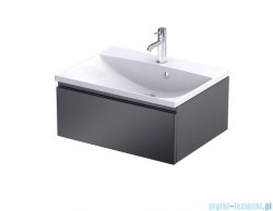 Oristo Brylant szafka podumywalkowa wisząca 60x25x45 czarny mat OR36-SD1S-60-8