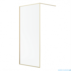 Radaway Modo F II Gold kabina Walk-in 65x201cm Złoty połysk szkło przejrzyste 10409065-09-01