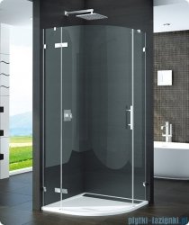 SanSwiss Pur PU4 Kabina półokrągła 75-120cm profil chrom szkło przezroczyste PU450SM11007