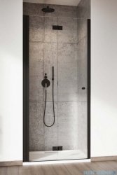 Radaway Nes Black Dwb drzwi wnękowe 90cm lewe czarny mat/szkło przejrzyste 10029090-54-01L