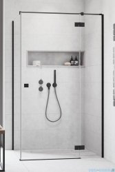 Radaway Essenza Black Kdj kabina 80x70cm prawa szkło przejrzyste 1385043-54-01R/1384048-01-01