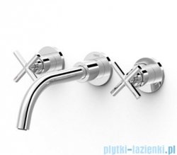 Tres MONTBLANC Bateria umywalkowa podtynkowa chrom 28330002