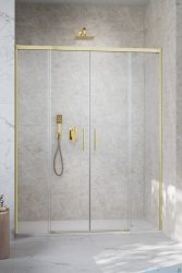 Radaway Idea DWD Brushed Gold drzwi wnękowe 140cm szczotkowane złoto 387124-99-01