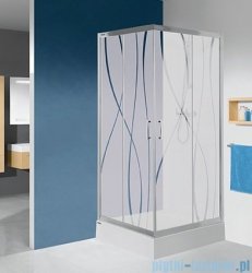Sanplast TX KN/TX5b  kabina kwadratowa 90x90x203 cm + brodzik przejrzysta 602-271-0231-38-401