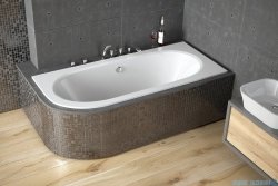 Besco Avita Slim 180x80cm wanna asymetryczna prawa #WAV-180-NPS