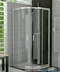 SanSwiss Top-Line TOPR Kabina prysznicowa półokrągła 90-120cm profil biały TOPR50SM20407