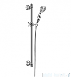 Omnires zestaw natryskowy przesuwny w stylu Retro chrom ARTDECO-SCR