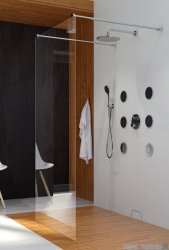 Clusi Hera kabina Walk-in 90x200 cm przejrzyste 3329HER90