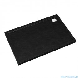 Schedpol Caspar New brodzik prostokątny + syfon 120x80cm Black Stone 3.2338/C/ST