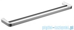 Omnires Saco wieszak na ręcznik 64 cm chrom/biały SA54226CRB