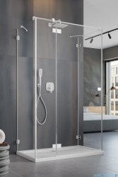Radaway Essenza Pro White Kdj+S kabina 90x110x90cm lewa biały mat/szkło przejrzyste 10097311-04-01L/10098090-01-01/10098090-01-01