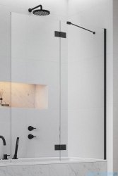 Radaway Essenza Black Pnd II parawan nawannowy 140cm prawy szkło przejrzyste 110002140-54-01R