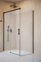 Radaway Idea Black 8 Kdj kabina 130x110cm lewa czarny mat/szkło przejrzyste 10340670-54-01L/10350603-01-01/10360110-01-01R