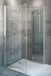 Radaway Eos KDD-B kabina prysznicowa 100x90cm przejrzyste bez listwy progowej 37353-01-01NB