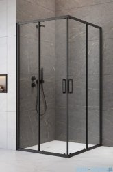 Radaway Premium Pro Black Kdd  kabina 80x80cm czarny mat/szkło przejrzyste 1017080-54-01L/1017080-54-01R