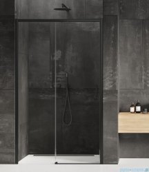 New Trendy Prime Black drzwi wnękowe pojedyncze 120x200 cm lewe przejrzyste D-0320A