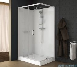 Sanplast Kabina czterościenna kompletna kpl-KCD2/CLII 90x120x210 cm przejrzysta 602-011-0311-01-4B1