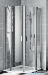 Kermi Cada XS kabina prysznicowa półokrągła 80x80 cm CKP5508020VPK