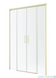 Radaway Idea 6 DWD Brushed Light Gold drzwi wnękowe 150cm szczotkowany jasny złoty 387125-98-01