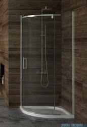 New Trendy New Komfort kabina półokrągła R55 90x90x195cm grafit K-0435