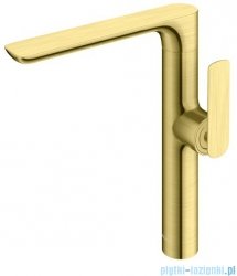 Kohlman Experience Brushed Gold bateria umywalkowa wysoka złoto szczotkowane QB175EGDB