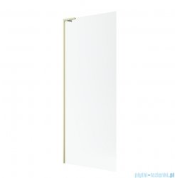 Radaway Modo SL II Brushed Light Gold kabina Walk-in 110x200 lewa szczotkowane jasne złoto szkło przejrzyste 10319114-98-01L