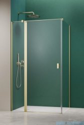 Radaway Nes 6 Kdj II Brushed Light Gold kabina 90x80cm lewa szczotkowane jasne złoto 10032090-98-01L/10039080-01-01