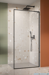 Radaway Modo F SL Black II kabina Walk-in 60x201,6cm prawa Czarna szkło przejrzyste 10419064-54-01R