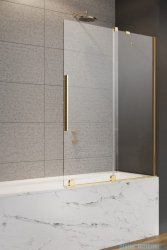 Radaway Furo Gold PND II parawan nawannowy 110cm prawy szkło przejrzyste 10109588-09-01R/10112544-01-01